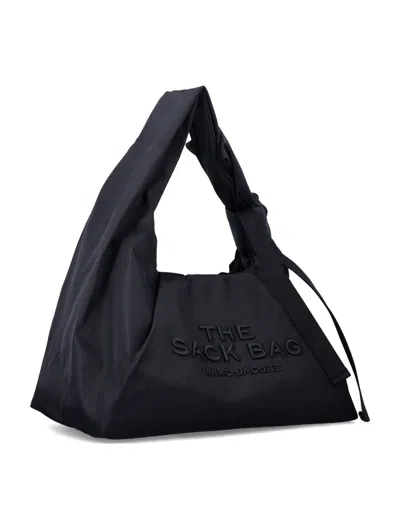 Marc Jacobs The Bow Nylon Large Sack Bag In Black