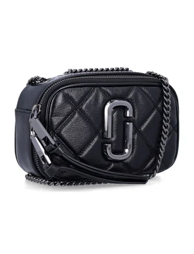 Marc Jacobs The Snapshot Quilted Leather In Black