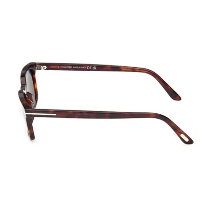 Tom Ford Eyewear Rectangular Frame Sunglasses In Blue