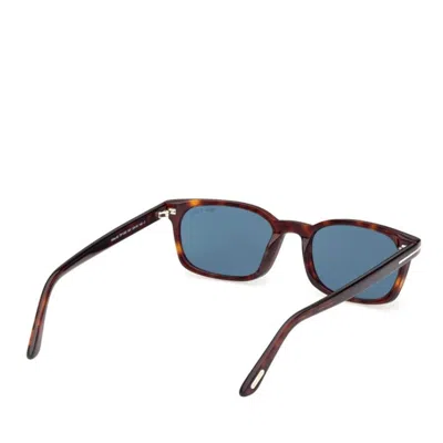 Tom Ford Eyewear Rectangular Frame Sunglasses In Blue