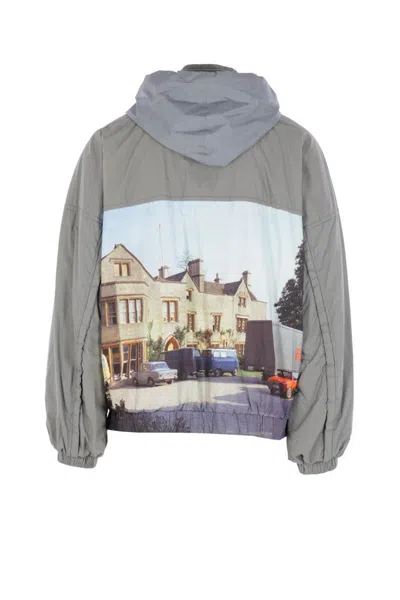 Undercover Graphic-print Jacket In Gray