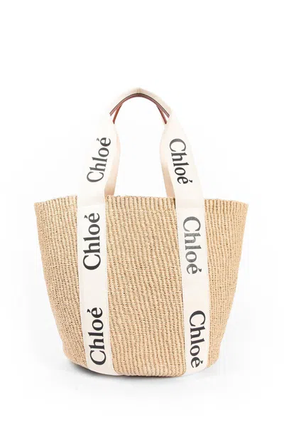 Chloé Tote Bags In Sand