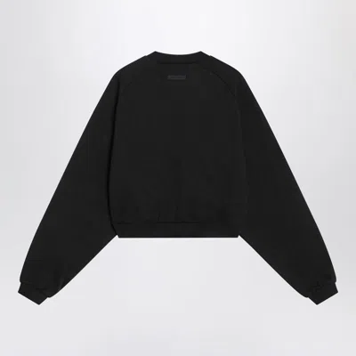 Fear Of God Essential 90's Crewneck Sweatshirt In Black