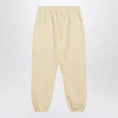 Fear Of God Essential Jogging Pants With Logo In Brown