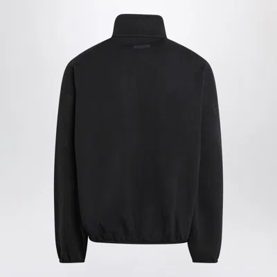 Fear Of God Essential Zip Sweatshirt With Contrasting Trims In Blue
