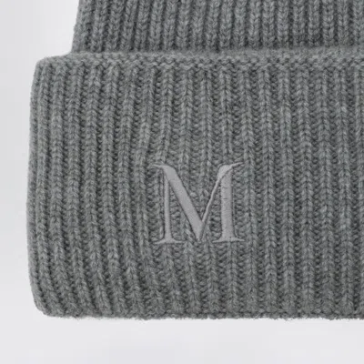 Max Mara Beanie In Light In Gray