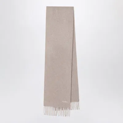 Max Mara Wool Scarf In In Gray