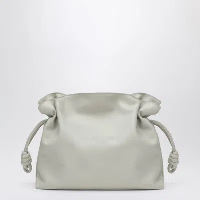 Loewe Flamenco Clutch Medium Bag In Pale Grey/light Citrine In Gray