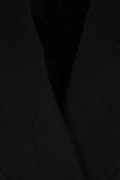 Max Mara Studio Coats In Black