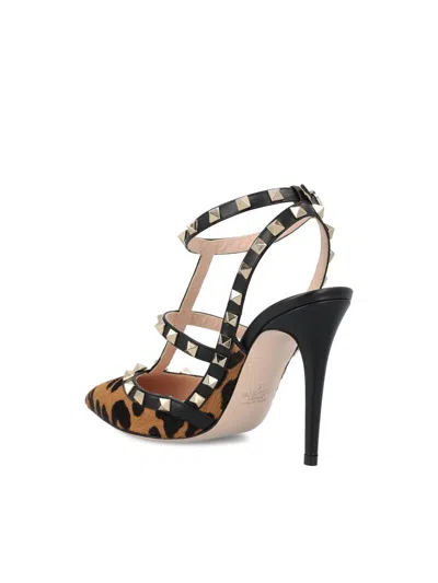 Valentino Garavani Heeled Shoes In Animal Print