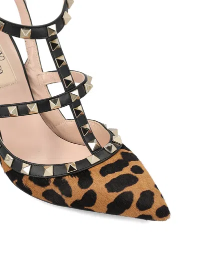 Valentino Garavani Heeled Shoes In Animal Print