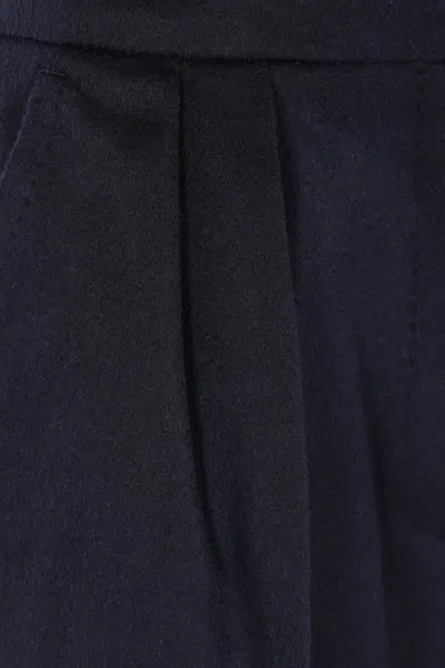 Max Mara Trousers In Blue