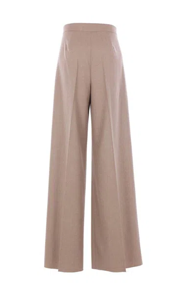 Max Mara Trousers In Brown