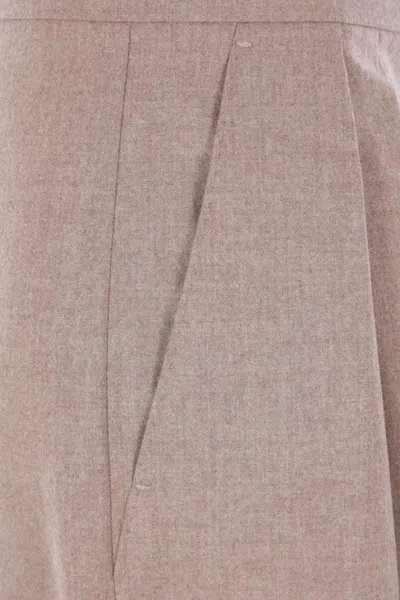 Max Mara Trousers In Brown