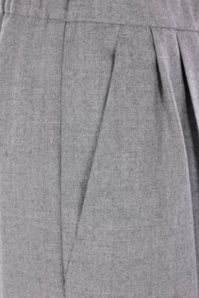 Max Mara Trousers In Gray