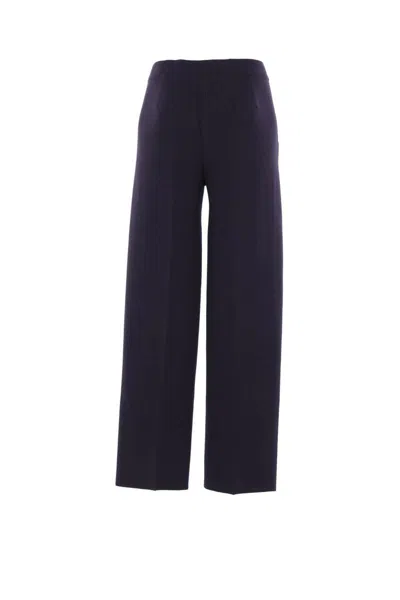 Max Mara Trousers In Blue