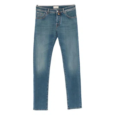 Jacob Cohen Belt Loop Jeans In Blue