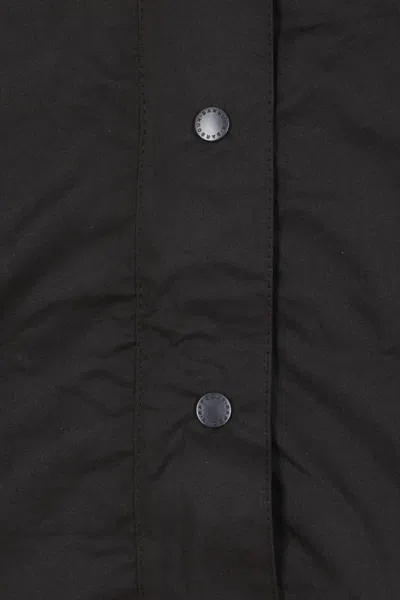 Barbour Solway Trench Wax Coat In Brown