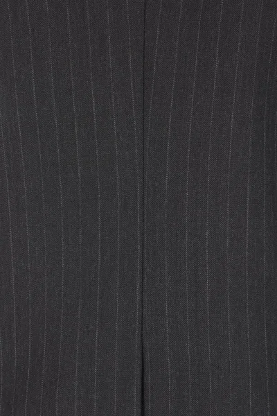 Auralee Striped Two-button Jacket In Black