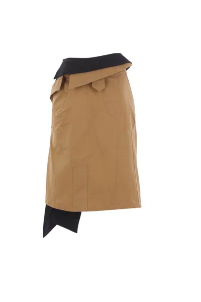August Barron Skirts In Neutral