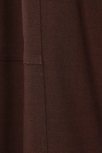 Plan C Trousers In Brown