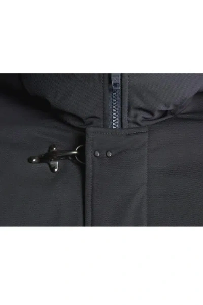 Fay Button-fastening Hooded Jacket In Blue