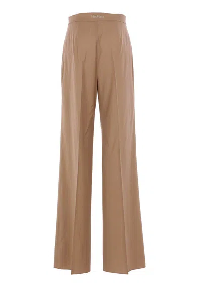 Max Mara Trousers In Brown