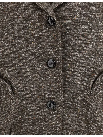 Blazé Milano Sarissa Charlie Buttoned-pockets Bomber Jacket In Brown