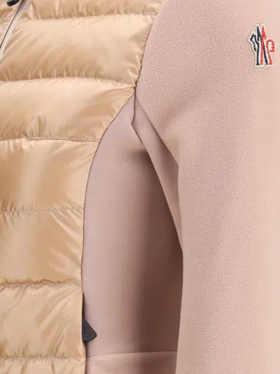 Moncler Padded Zip-fastening Jacket In Pink