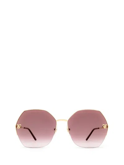 Cartier Sunglasses In Gold