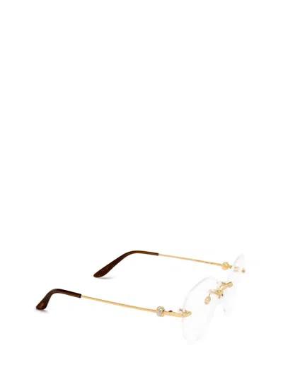 Cartier Eyeglasses In Gold