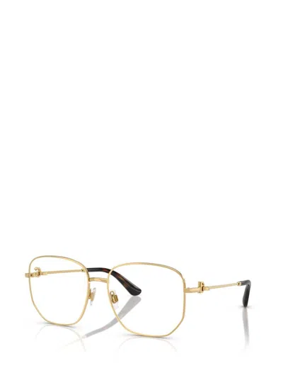 Dolce & Gabbana Eyewear Eyeglasses In Gold