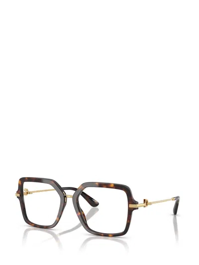 Dolce & Gabbana Rectangular Flat Mirror In Brown