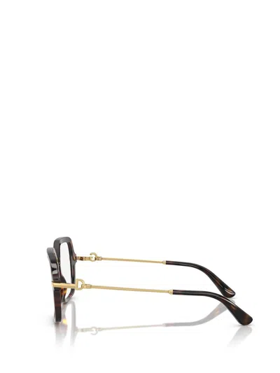Dolce & Gabbana Rectangular Flat Mirror In Brown