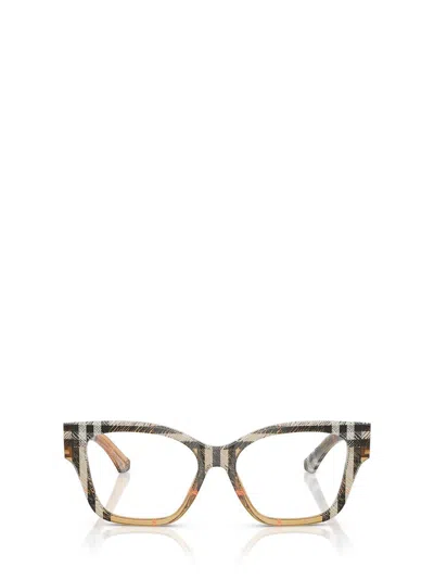 Burberry 52mm Cat Eye Optical Glasses In Multi
