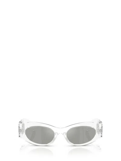 Versace Eyewear Sunglasses In Transparent