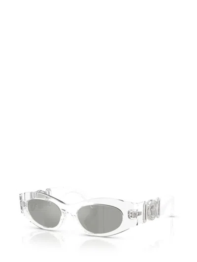 Versace Eyewear Sunglasses In Transparent