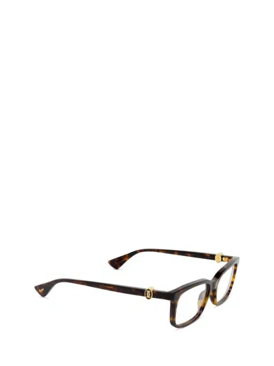 Cartier Eyeglasses In Brown