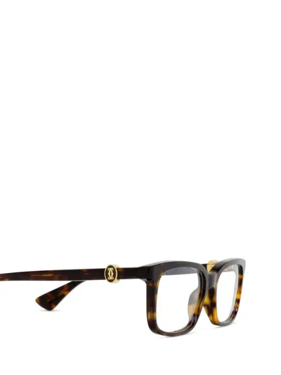 Cartier Eyeglasses In Brown