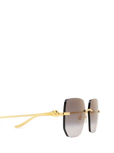 Cartier Sunglasses In Gold