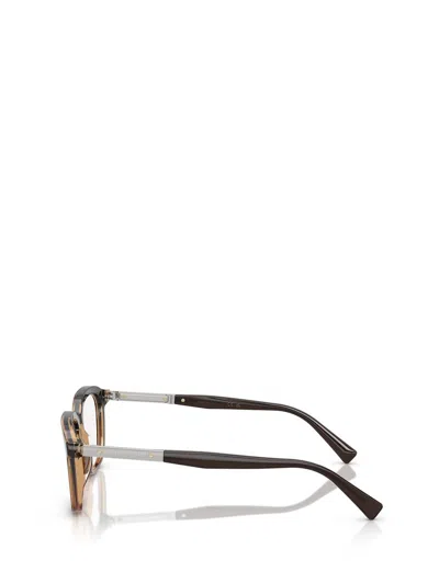 Brunello Cucinelli 53mm Rectangle Optical Glasses In Black