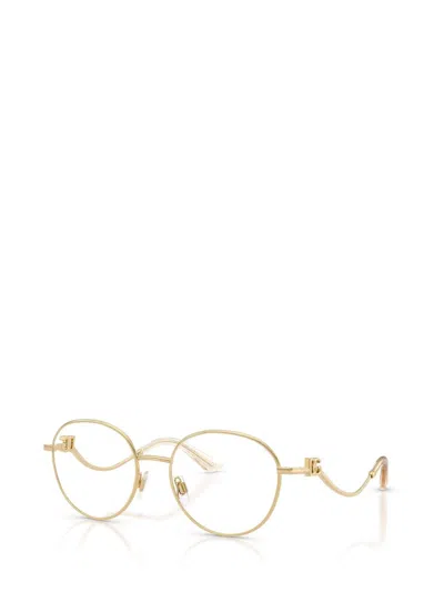 Dolce & Gabbana Eyewear Eyeglasses In Gold
