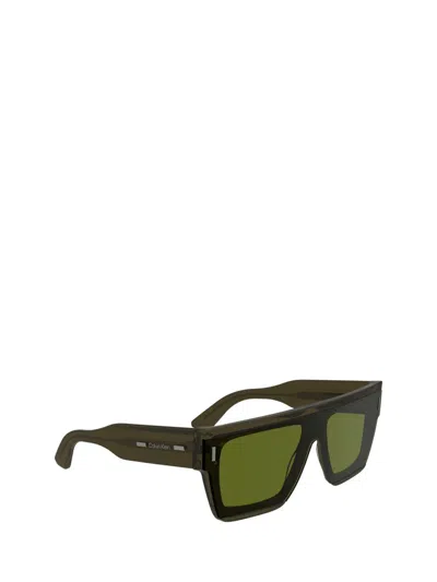 Calvin Klein Sunglasses In Green
