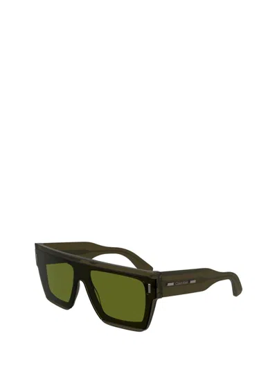 Calvin Klein Sunglasses In Green