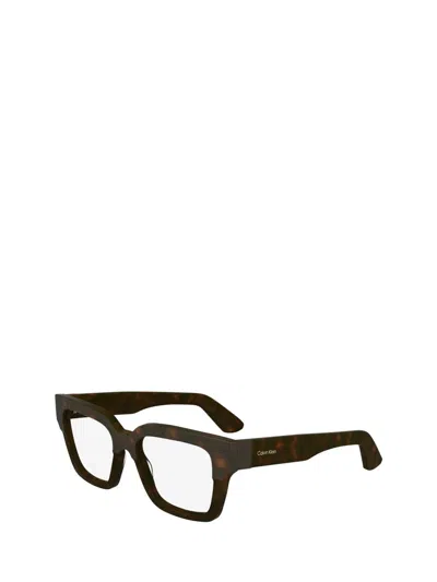 Calvin Klein Eyeglasses In Brown