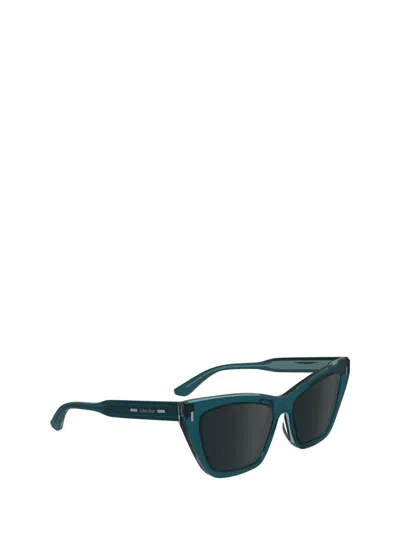 Calvin Klein Sunglasses In Green