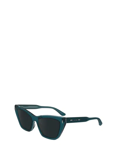 Calvin Klein Sunglasses In Green