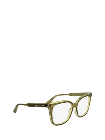 Calvin Klein Eyeglasses In Green