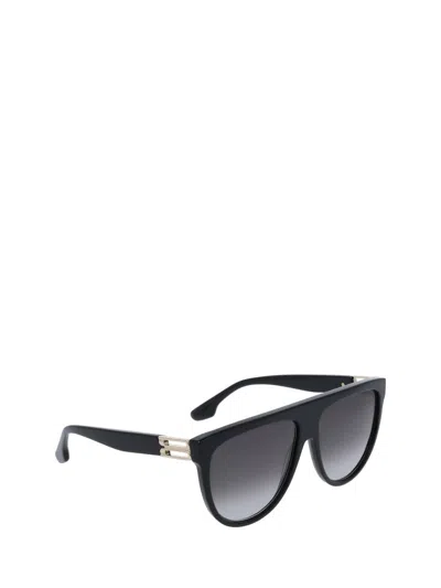 Victoria Beckham 58mm Aviator Sunglasses In Black