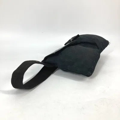 Pre-owned Gucci Black Gg Canvas Leather Fanny Pack Sling Bag ()